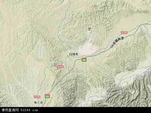 甘肃白银地图，白银地图导航