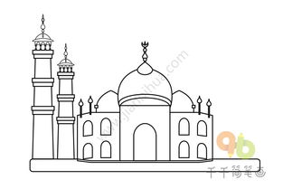 世界各地标志性建筑世界各地标志性建筑物简笔画