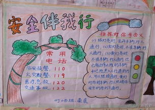 安全伴我行手抄报内容