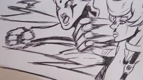 jojo简笔画图片，超级宝贝jojo简笔画