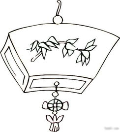 新年红灯笼简笔画