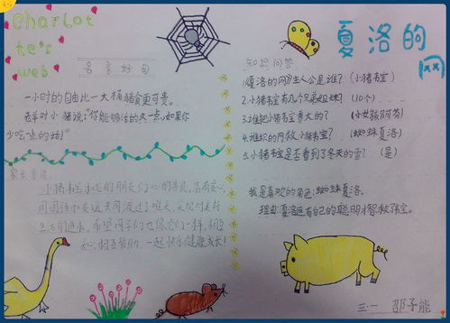 《夏洛的网》里的好句、好段、精彩片段!(适合手抄报)急!!!