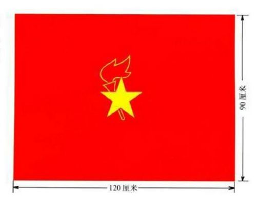 大队旗标准尺寸图片，大队旗手竞选演讲稿