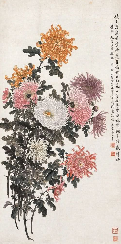 画菊古诗原文及翻译，画菊薛宝钗