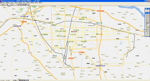 石家庄城市交通地图