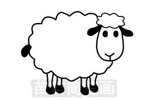 羊简笔画 手把手教你画出超可爱卡通绵羊