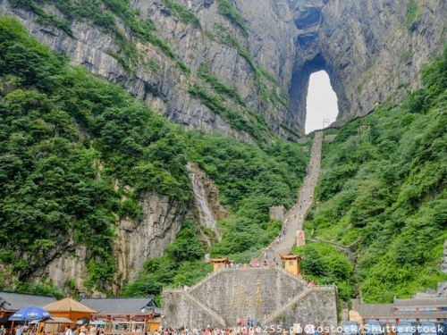 张家界天门洞有什么五大奇观?有详细介绍吗?