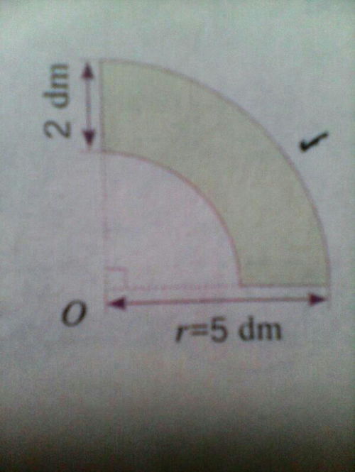 扇环面积公式怎么推出的，扇环面积公式六年级