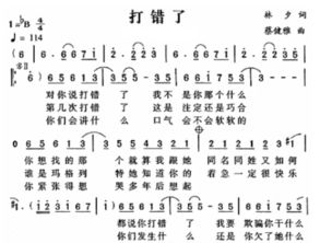 关于王菲的《打错了》歌词