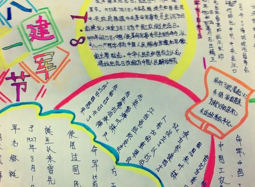 建军节手抄报内容 简短