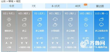聊城一周天气预报15天，聊城一周天气预报7天